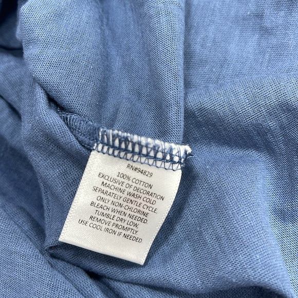 Derek Heart Knit Lace Trim Long Sleeve Peasant Top - Picture 4 of 6